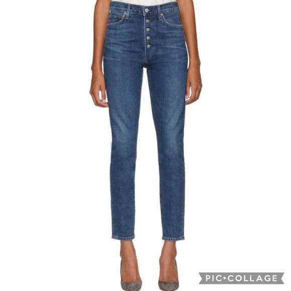 Citizens Of Humanity Denim - Citizens of Humanity Women’s Size 26 Olivia High Rise Slim Ankle Stretch Jeans